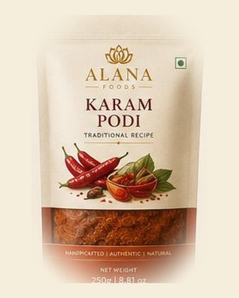 Alana Foods Karam Podi pouch